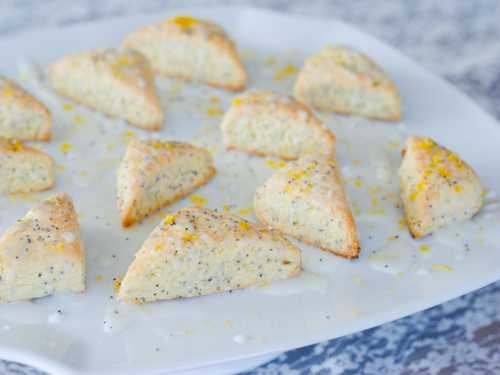 Glazed Mini Lemon Poppyseed Tea Cakes - Simple Bites